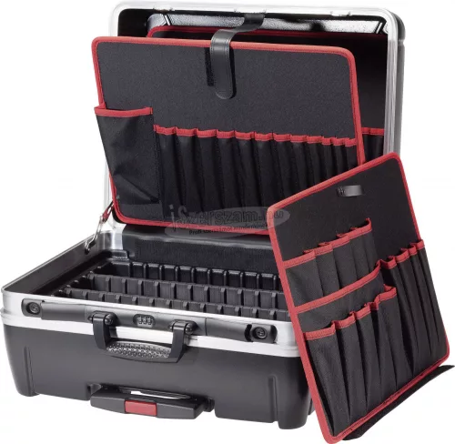 TOOLCRAFT Keményfalu szerszámos táska 505x440x280mm, 405401 405401