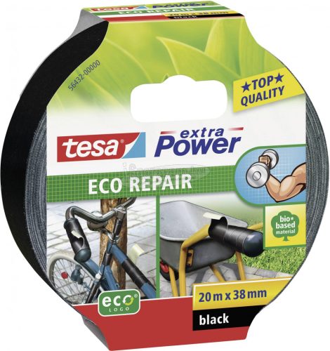 TESA Rögzítő és javító szalag 20mx38mm, fekete, extra Power ECO REPAIR 56432 56432-00000-00