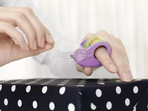 TESA tesafilm Mini adagoló ecoLogo, sötétzöld, világoszöld, lila, kék 1db 58248-00000-02