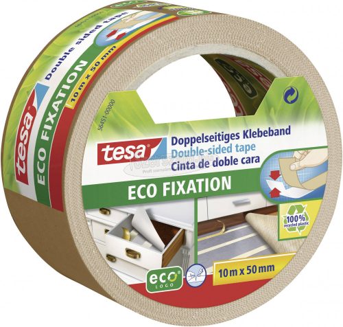 TESA Kétoldalas ragasztószalag, ECO FIXATION 10m x 50mm, műanyag 1 tekercs 56451-00000-11