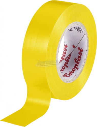 COROPLAST PVC elektromos szigetelőszalag, 10mx15mm, sárga, 302 302-10-YE