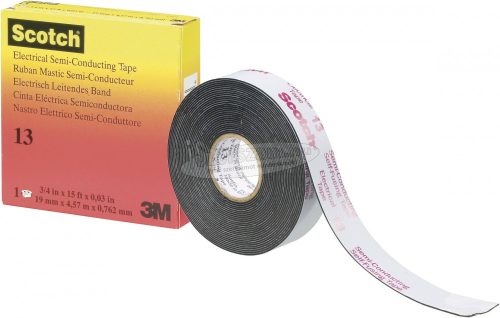 3M Kaucsuk szalag 4,5m x 19mm, fekete 1 tekercs SCOTCH13-19X4.5
