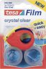 TESA Ragasztószalag, átlátszó 10m x 19mm, 2db + ragasztószalag tekercselő, TESAFILM 57859-00000-13