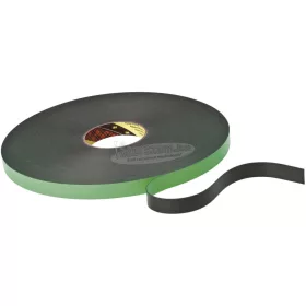   3M Kétoldalas ragasztószalag puha habosított szivaccsal 66m x 19mm fekete 1 tekercs 9508B19