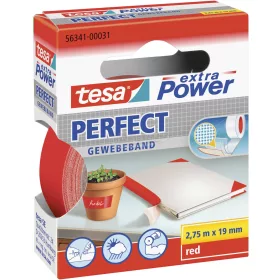   TESA Szövetbetétes ragasztószalag, piros 2,75m x 19mm, extra Power 56341-00031-03