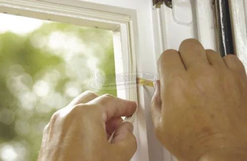 TESA E profilú ablak szigetelő gumi, fehér, 6m x 9mm, tesamoll 1 tekercs 05463-00120-00