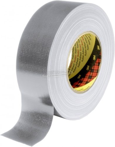 3M Szövetbetétes ragasztószalag, ezüst 50m x 50mm 389 389SI50