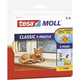   TESA P profilú ablak szigetelő gumi, fehér, 6m x 9mm, tesamoll 1 tekercs 05390-00100-00