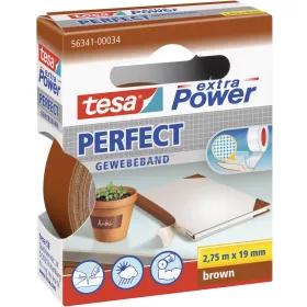   TESA Szövetbetétes ragasztószalag, barna, 2,75m x 19mm EXTRA POWER 56341-00034-03