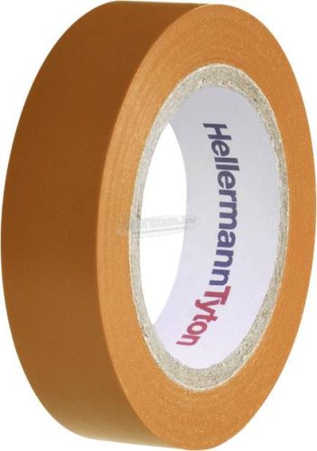 HELLERMANNTYTON PVC szigetelőszalag, 10mx15mm, narancs PVC HelaTape Flex 15, 1 tekercs 710-00110