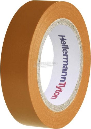 HELLERMANNTYTON PVC szigetelőszalag, 10mx15mm, narancs PVC HelaTape Flex 15, 1 tekercs 710-00110