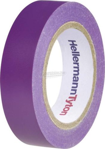 HELLERMANNTYTON PVC szigetelőszalag, 10mx15mm, lila PVC HelaTape Flex 15, 1 tekercs 710-00109