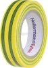 HELLERMANNTYTON PVC szigetelőszalag, 10mx15mm, zöld/Sárga PVC HelaTape Flex 15, 1 tekercs 710-00106