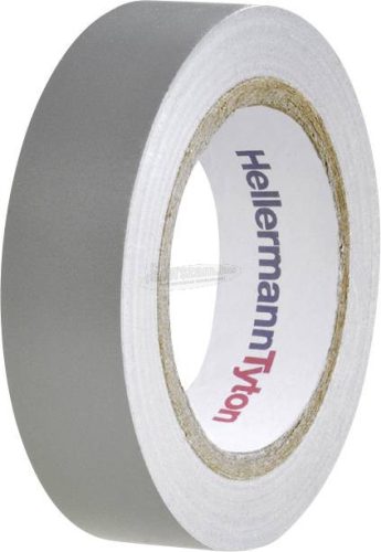 HELLERMANNTYTON PVC szigetelőszalag, 10mx15mm, szürke PVC HelaTape Flex 15, 1 tekercs 710-00108