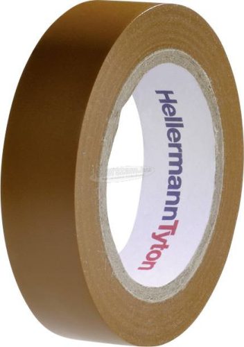 HELLERMANNTYTON PVC szigetelőszalag, 10mx15mm, barna PVC HelaTape Flex 15, 1 tekercs 710-00107