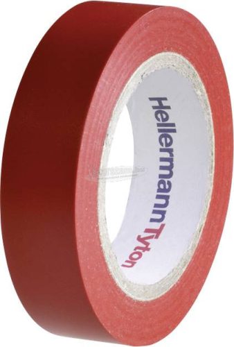 HELLERMANNTYTON PVC szigetelőszalag, 10mx15mm, piros PVC HelaTape Flex 15, 1 tekercs 710-00101