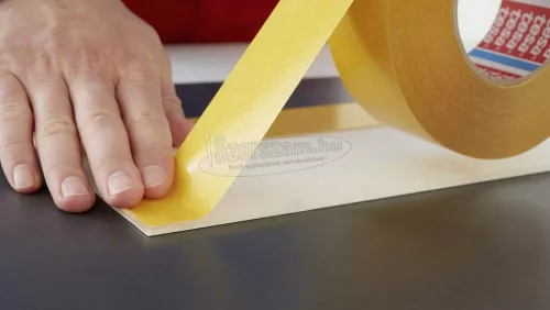 TESA kétoldalas ragasztószalag, nagy kötőszilárdságú, 50m x 19mm, PVC fehér 04970-00150-00