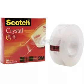   3M ragasztószalag, 33m x 19mm átlátszó SCOTCH CRYSTAL CLEAR 600 C6001933