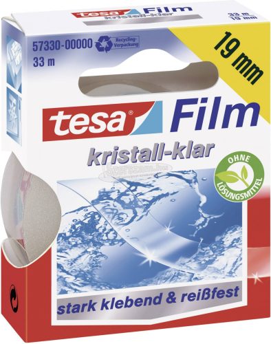 TESA Kristálytiszta ragasztószalag Tesafilm Crystal-Clear 33mx19mm 57319 57330-00000-03