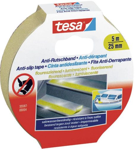 TESA 55580-00000-11 Csúszásmentesítő szalag Fehér 5mx25mm 1db 55580-00000-11