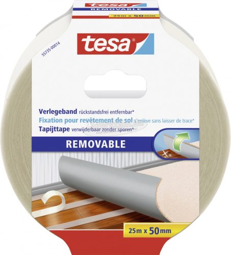 TESA Kétoldalú ragasztószalag 25m x 50mm Átlátszó 55735-00014-11