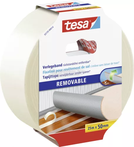 TESA Kétoldalú ragasztószalag 25m x 50mm Átlátszó 55735-00014-11