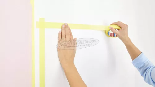 TESA maszkolószalag, fedő, festőszalag 25m x 38mm sárga Maler-Krepp 56271-00000-01