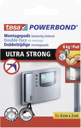TESA Ragasztó párnák, POWERBOND 60x20mm 55790-00001-00