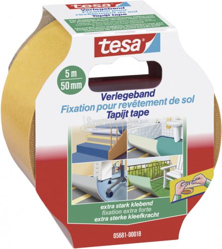 TESA Kétoldalú ragasztószalag 5mx50mm, 1 tekercs, 05681-18 05681-00018-11