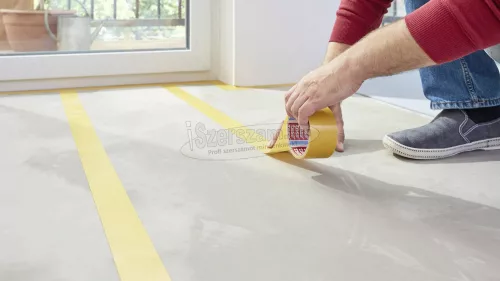 TESA Kétoldalú ragasztószalag 25m x 50mm, 1 tekercs narancs 05696-00010-11