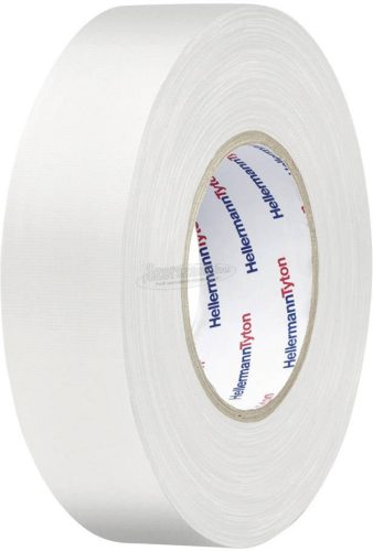 HELLERMANNTYTON Téphető szövetbetétes ragasztószalag 10mx19mm, fehér HelaTape gaffer tape 712-00205