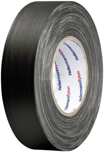 HELLERMANNTYTON Téphető szövetbetétes ragasztószalag, gaffer tape 10mx19mm, fekete színű HelaTape 712-00204