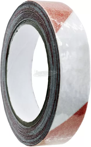 TOOLCRAFT Figyelmeztető jelölő ragasztószalag, piros-fehér csíkos 5mx50mm ANST505M-LG ANST505M-RW
