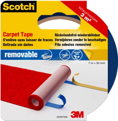 3M Szőnyeg ragasztószalag Scotch Kék 7mx50mm 1db 42030750