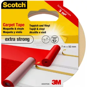   3M Szőnyeg ragasztószalag Fehér 7m x 50mm Scotch 1db 42020750