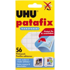 UHU Ragasztó lapok, patafix, átlátszó, 56db 48815