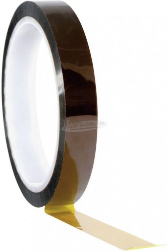 TOOLCRAFT Hőálló ragasztószalag, polyimide 33mx15mm borostyán színű 911XB1533C 911XB1533C