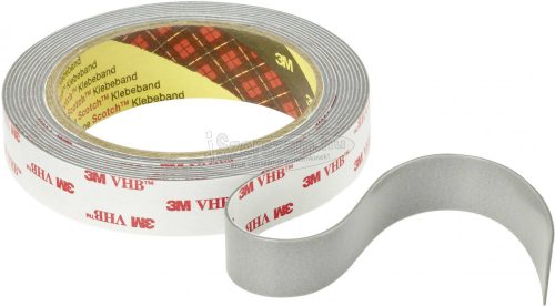 3M Nagyteljesítményű ragasztó rendszer 3m x 19mm, szürke VHB 4941P 1 tekercs 4941193