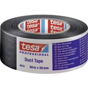   TESA Szövet ragasztószalag 50m x 50mm, fekete, Professional 04610-00004-00