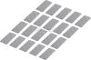 TOOLCRAFT RTS25/50-SV 1563940 Ragasztócsík RTS Ezüst 50mmx25mm 20db 1563940