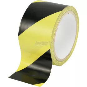   TOOLCRAFT WT-YB 1564134 Jelölő ragasztószalag WT-YB Fekete, Sárga 18mx48mm 1db 1564134