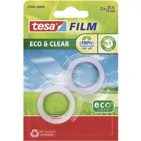   TESA Cellux átlátszó TesafilmEco&Clear 10m x 15mm, 2 tekercs, 57046-00000-01