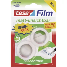   TESA Írható ragasztószalag Tesafilm Invisible 10m x 19mm, 2 tekercs 57649-00001-01
