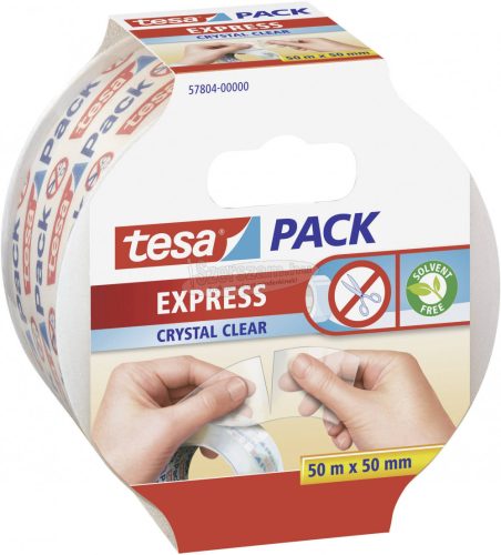 TESA Ragasztószalag Tesapack Express Crystal Clear 50m x 50mm 57804-00000-01