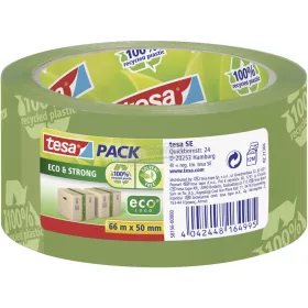  TESA Ragasztószalag Tesapack Eco & Strong 66m x 50mm, zöld (nyomtatott), PP 58156-00000-00