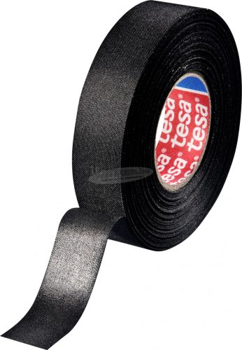 TESA Szövet ragasztószalag Fekete 25m x 19mm 1db 51025-00002-10