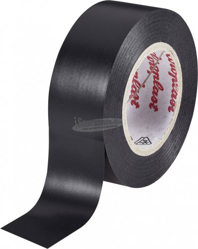 COROPLAST PVC elektromos szigetelőszalag, 25m x 19mm, fekete 302-25-19BK