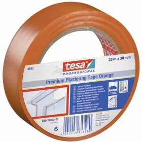   TESA Speciális szigetelő szalag vakolatra 33m x 50mm, PVC, narancs 04843-00000-16