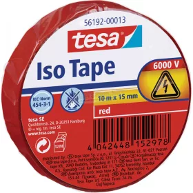 TESA Szigetelőszalag Piros 10m x 15mm 1db 56192-00013-22