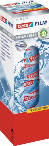 TESA tesafilm kristálytiszta Átlátszó 10m x 19mm 8db 58245-00000-01